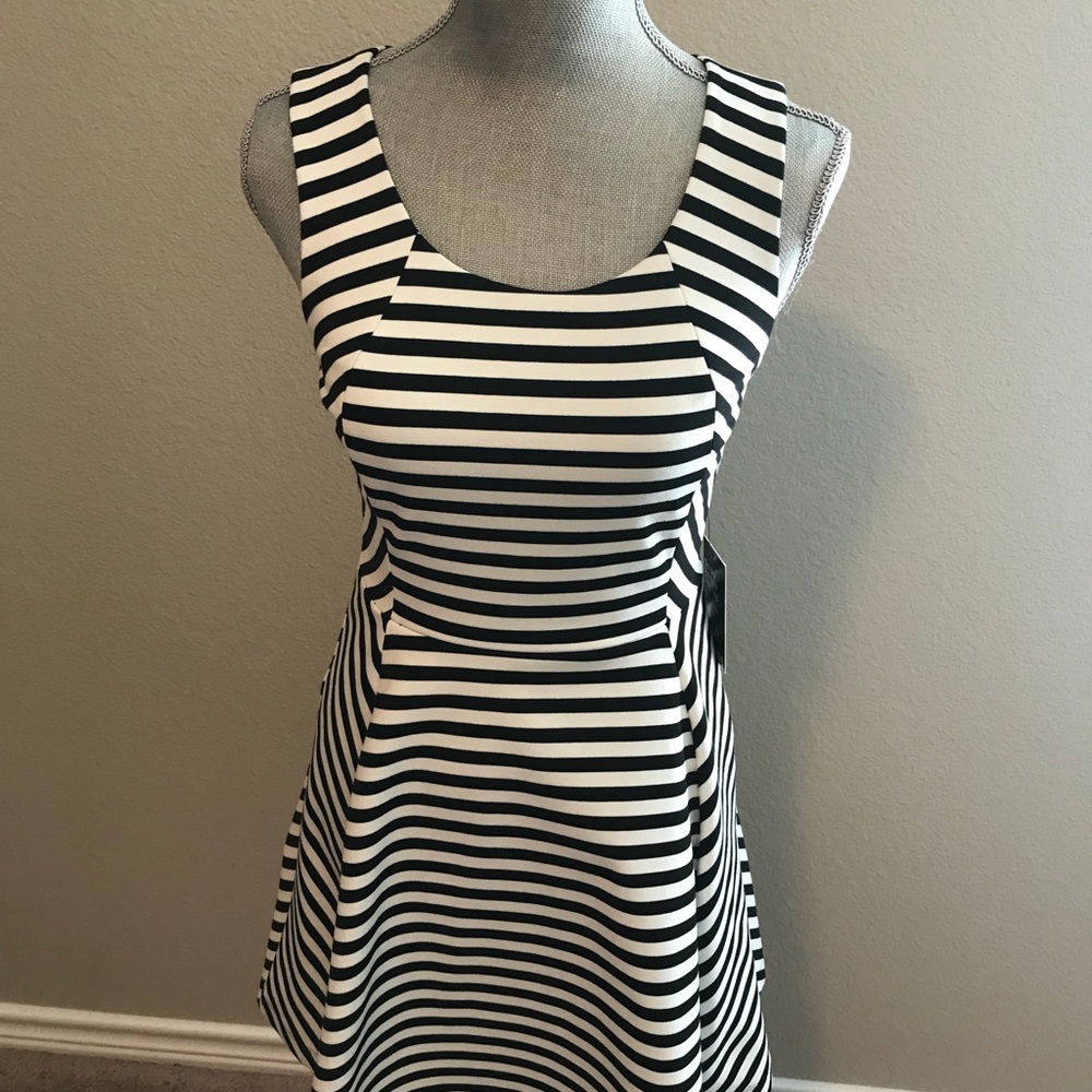 Express Black and White Dress New With Tags